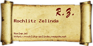 Rochlitz Zelinda névjegykártya